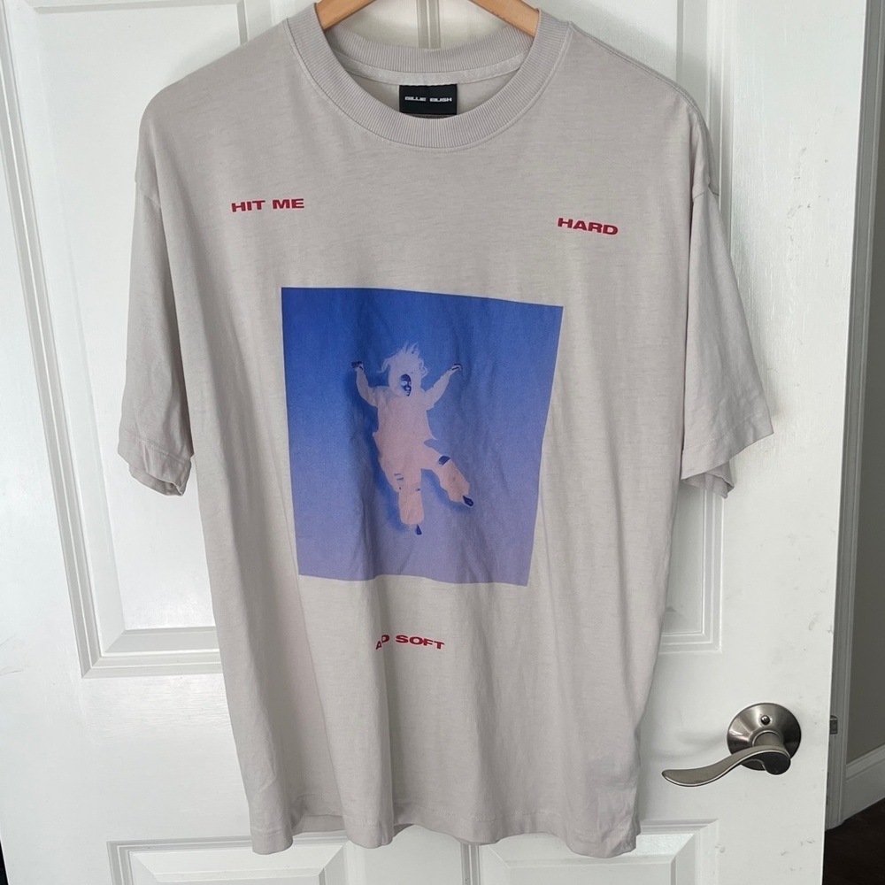 Billie Eilish hit me hard and soft tee by Cotton On oversized boxy fit sz small